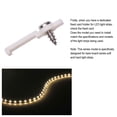 thumbnail image 3 of Inteprter 100x soporte de tira LED duradero blanco para iluminación confiable y conveniente Clips de luz de tira LED Decoración del hogar, 3 of 6