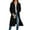 Black, variant on Womens Long Cardigan Long Sleeve Solid Color Open Front Sweater Casual Full Zip Hooded Jacket Overcoat with Pockets