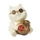 thumbnail image 3 of Creative Lucky Cat Estatuas Animales Escultura Ornamento Macetas Obra de arte Florero Figuras de resina para cocina Escritorio Empresas Tienda Beige Gloria Estatuilla del gato de la suerte, 3 of 9