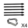 thumbnail image 1 of Puntas de Repuesto para Lápiz Óptico Baoblaze 4xS-Pen para Tab S6 S7 S7+ Note 10 20 Negro, 1 of 8