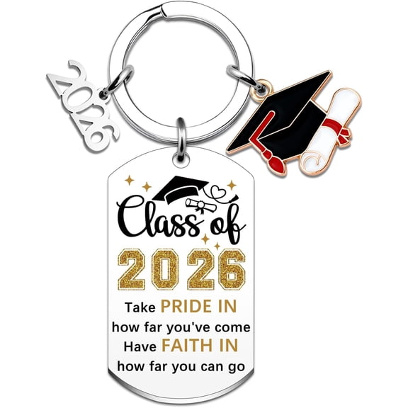 2026 Graduation Gifts Class of 2026 Gifts Keychain Graduate Grad Gift for High School College Senior Night Gift