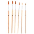 thumbnail image 3 of Juego de pinceles para pintura al óleo, pinceles para pintar al óleo, pinceles para pintar con pelo de nailon, pinceles con mango de madera, 6 uds., juego de pinceles para pintar ANGGREK Otros, 3 of 8