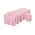 thumbnail image 6 of Massage Table Skirt Bed Sheet with - Pink, as described, 6 of 8