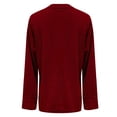 thumbnail image 4 of Corduroy Shirt WomenWomens Long Sleeves Shirts Tee Shirts Womens Button Down Tops For Women Women's Button Down Shirts T-Shirt Blouse Tops Henley Shirts For Women 2026 Basic Tee, 4 of 5