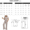 thumbnail image 3 of SUNBS Lounge Sets for Women 2 Piece Summer Henley Sweatsuit Travel Vacation Airport Outfits Pajamas Sets, 3 of 9