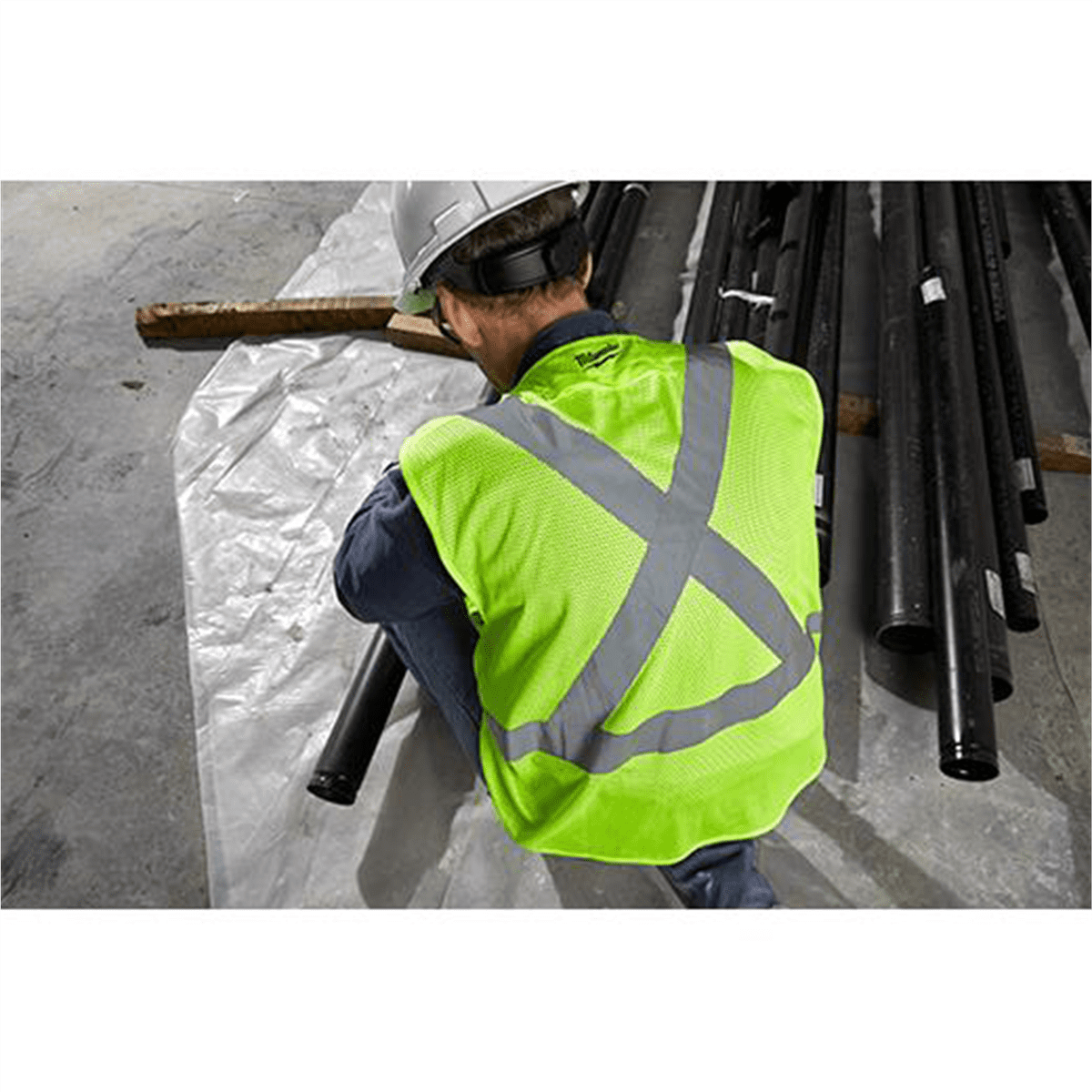 Milwaukee Tool Hi Vis Yellow Safety Vest-S/M (CSA)
