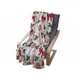 thumbnail image 4 of Candy Cane Soft Flannel Fleece Blanket, Holly Berry Mistletoe Traditional Red and White Patterned Sugary Food on Sticks, Cozy Plush for Indoor and Outdoor Use, 70" x 90", Multicolor, by Ambesonne, 4 of 6