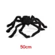 thumbnail image 3 of 1/3 piezas de arañas gigantes de peluche negras para decoración de Halloween, arañas grandes aterradoras para exteriores, fiestas de Halloween, bares, casas embrujadas, accesorios de terror, 3 of 5