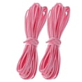 thumbnail image 1 of simhoa 2 Pieces - 5 Meter Leather Cord Leather Rope Leather Straps Microfiber Synthetic Pink, 1 of 7