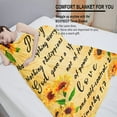 thumbnail image 6 of BOOPBEEP Healing Throw Sunflower Blanket with Inspirational Thoughts and Prayers, Religious Sunflower Gift for Women Jesus Birthday Christian Gift for Mom Grandma Wife (Sunflower, 60X80 Inch), 6 of 6