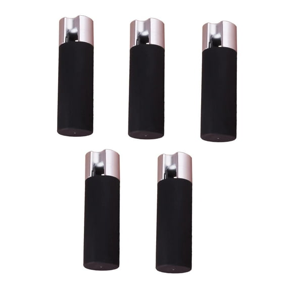 Kuntesetty 5 Pieces Curtain Cord Weights Sleek Curtain Blinds Handles for Door Curtains Black