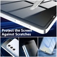 thumbnail image 3 of Casetego (2+2 Packs) For Samsung Galaxy S25 Privacy Screen Protector and Camera Lens Protector 6.2 Inch,Fingerprint Unlock,Anti Spy,9H Hardness,Alignment Frame, 3 of 9