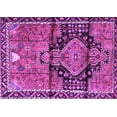 thumbnail image 1 of Ahgly Company Indoor Rectangle Persian Purple Traditional Area Rugs, 2' x 4', 1 of 4