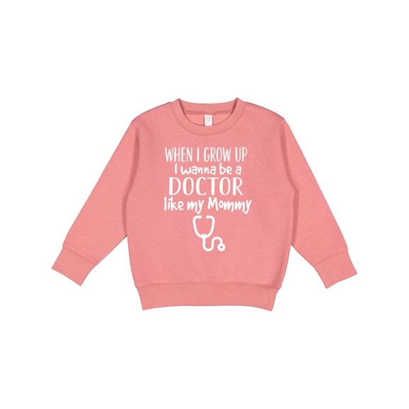 Inktastic Future Doctor Like Mommy Toddler Sweatshirt
