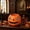 Orange, variant on CaiYueKe Vintage Halloween Candy Bucket, Resin Mini Treat Pails with Metal Handles, Pumpkin Skeleton Skull Design for Fall Desktop Table Centerpiece Decor