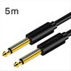 thumbnail image 2 of 6.5mm Jack Audio Cable PVC 6.35 Jack Male to Male Aux Cable,5 Meter, 2 of 5