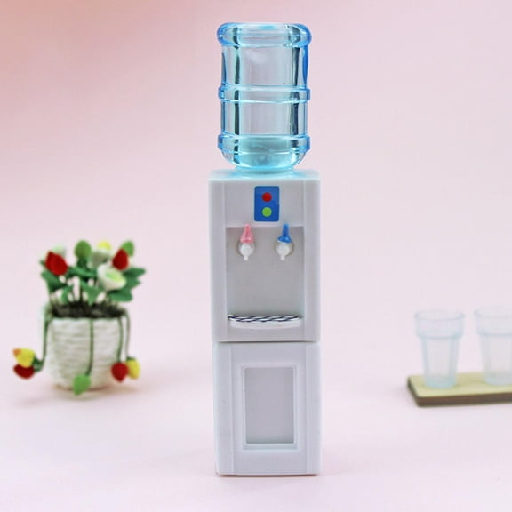 1:12 Dollhouse Bottled Water Dispenser Miniature Dollhouse Decoration Accessories DIY Scene Accessories Water Model for Bedroom Decor