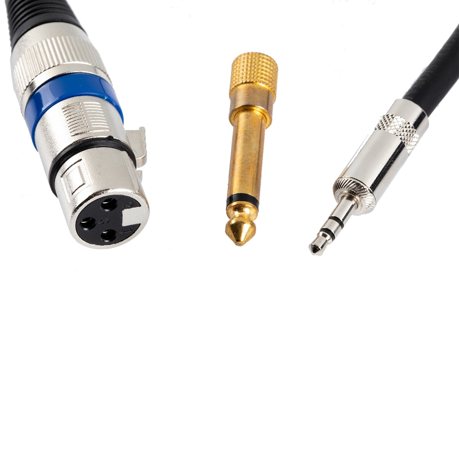 Ultimaxx Wireless Microphone Kit with Lavalier & Handheld Microphones, Cables & More