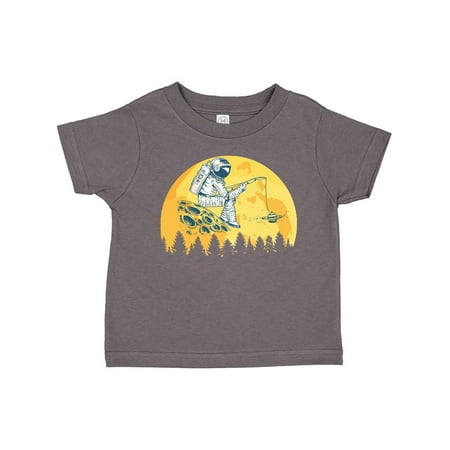 

Inktastic Astronaut Fishing on Moon Gift Toddler Boy or Toddler Girl T-Shirt