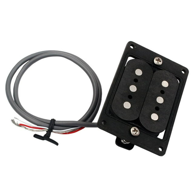 Pastilla Humbucker Shamjiam Negra de 73 * 48 * 22 Mm para Piezas de Guitarra