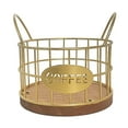 thumbnail image 2 of Abbracc Coffee Pod Holder Coffee Capsule Storage Basket for Kitchen Countertop Hotel gold, 2 of 9