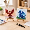 thumbnail image 3 of Kiddiway Sea Glass Art Kit - DIY Sea Glass Kit with Colored Glass, Create Dragon Figurine, Great Sea Glass for Crafts and Glass Art Decor, 3 of 3