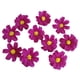 thumbnail image 1 of 10 cabezas de margaritas artificiales, flores falsas, decoración floral para festivales y manualidades. Vino rojo, 1 of 7