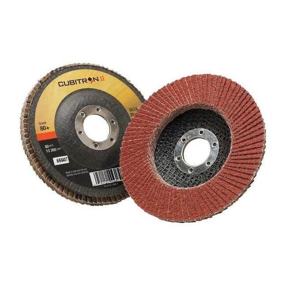3m Cubitron Flap Disc,T27,4-1/2in. x 7/8in.,80 7000148183