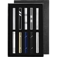 thumbnail image 1 of Juego de 10 clips de corbata para hombre, clip de barra de corbata, negro, plateado, dorado, para bodas, negocios, con caja de regalo, 1 of 5