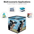 thumbnail image 2 of Cattle Foldable, with Handle, 10.8"x10.5"x10.6", Large Capacity Storage Box Cube Organizer Storage Containers, 2 of 6