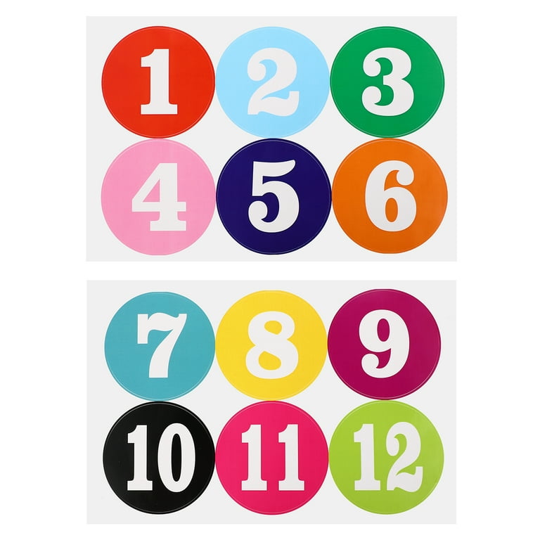 Number Stickers | Magnet