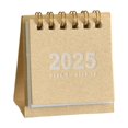 thumbnail image 7 of Bxaolu Mini Desk Calendar 2025, Standing Flip Small Desk Calendar- 2025 Monthly Desktop Calendar- Thick Paper Twin-Wire Binding for Home or Office (Beige), 7 of 7