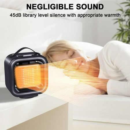 

Big holiday Deals! Dqueduo Portable Heater Fan Thermostat Electric Heater Fan Space Heater Warm Heater Best Gifts for Family on Clearance