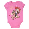 thumbnail image 5 of Disney Pixar Toy Story Bo Peep Jessie Infant Baby Girls 5 Pack Bodysuits Newborn to Infant, 5 of 5
