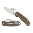 thumbnail image 1 of Spyderco Knives Para 3 C223MPCW Brown Micarta CPM-CruWear Steel Pocket Knife  Cuchillo, 1 of 4
