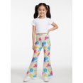 thumbnail image 5 of Girls Flare Pants, Girls Flared Bell Bottom Pants, Wide Leg Casual Trousers for Girls Ages 3-13Y, Comfortable All Season Girls Pants, 5 of 6