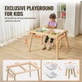thumbnail image 4 of VEVOR Kids Sensory Table & Chair Set Sand Water Play Table with 2 Storage Bins, 4 of 9