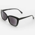 thumbnail image 2 of Sunglasses with Readers for Women - Reader Sunglasses - Butterfly Cat Eye Reading Sun Glasses with Built In Full Readers - Carpi by VITENZI in Black 1.50, 2 of 10