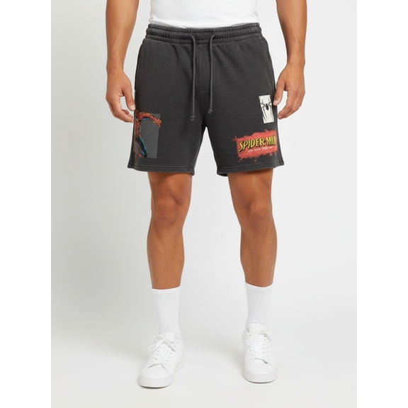 Spider-Man Brand New Day Men's & Big Men's Jogger Shorts, Sizes XS-3XL