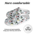 thumbnail image 6 of Yiaed Colorful Hat Snowman Print Slippers Fuzzy Warm Cozy Slippers Non Slip House Slippers For Indoor Outdoor Slippers House Slippers-11, 6 of 7