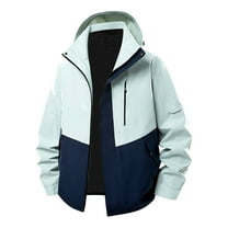 Qiggri Mens Windproof Jacket Waterproof Lightweight Mountain Sport Jacket for Men Hooded Windbreaker Raincoat