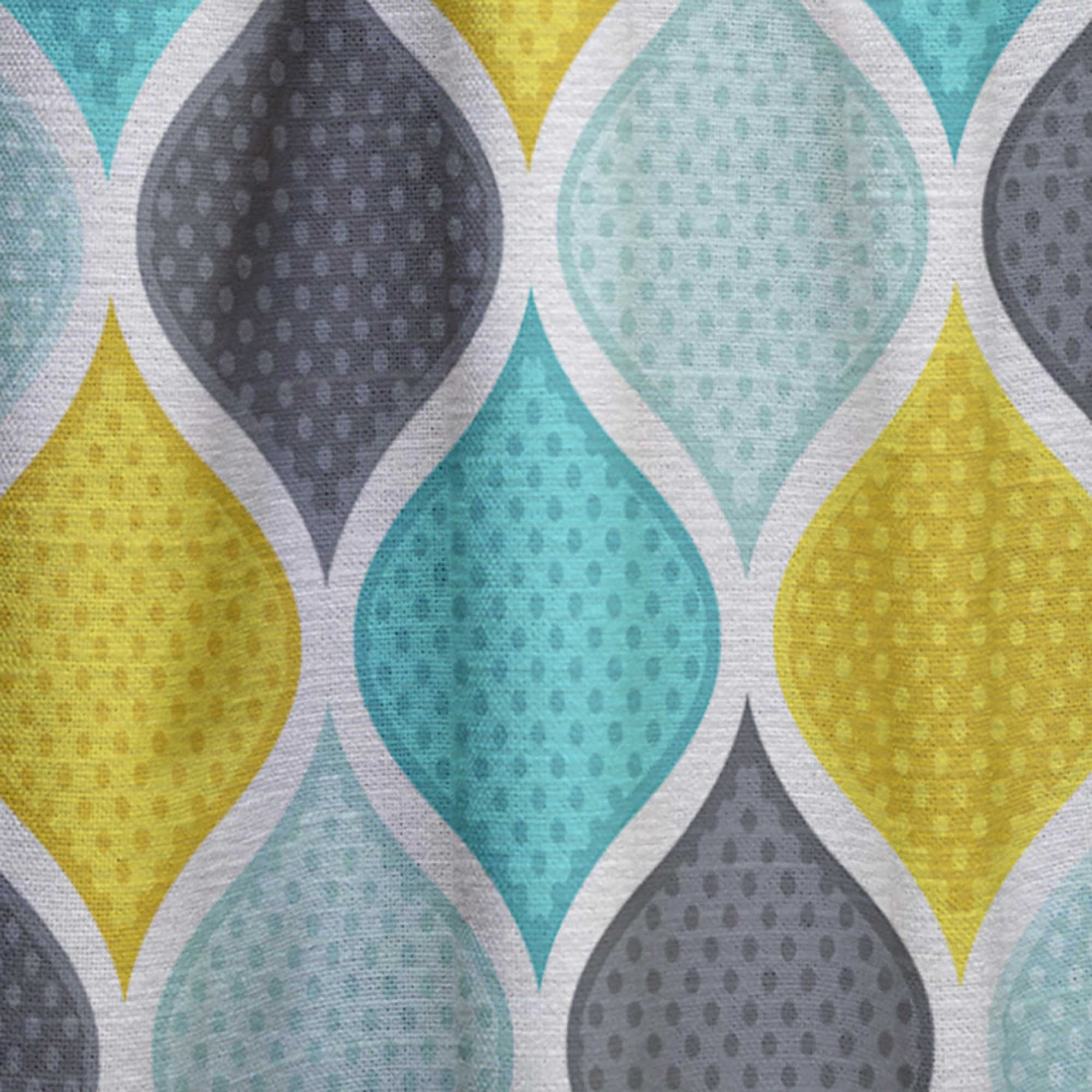Designart 'Geometric Ornament Pattern' Bohemian & Eclectic Curtain Panel
