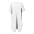 thumbnail image 5 of Tshirt Dress Women Summer Short Sleeve Crewneck Casual Beach Vacation Mini Dresses T Shirt Dresses for Women, 5 of 6