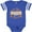 Football Blue and White, variant on Inktastic Oktoberfest pretzels and leaves Boys or Girls Baby Bodysuit