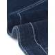 thumbnail image 5 of Chaqueta de mezclilla corta de manga corta para mujer Inspire Chic, ajuste slim, casual, chaqueta de jeans negra azul S, 5 of 6