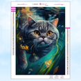 thumbnail image 1 of Pintura de diamantes de animales 5D, mosaico bordado de fantasía subacuática de gato, Kit completo de punto de cruz de diamantes de imitación, decoración del hogar, 1 of 4