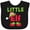 AB-Black, variant on Inktastic Christmas Little Elf Boys or Girls Baby Bib