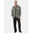 thumbnail image 2 of No Boundaries Men's & Big Men's Boxy Fit Flannel Shirt, Sizes XS-3XL, 2 of 4