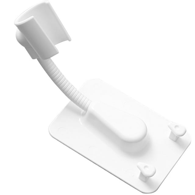 Shower Head Holder for Bathroom Wall Mount Shower Head Stand Shower Wand Holder Adjustable Handheld Showerhead Holder Self-Adhesive Shower Head Bracket