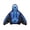 Blue, variant on Unisex Halloween Y2K Vintage Skeleton 3D Print Hoodie Long Sleeve Loose Casual Pullover Hooded Sweatshirt